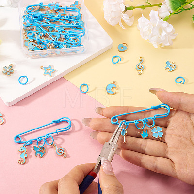 DIY Brooch Making Kits DIY-TA0014-89-1