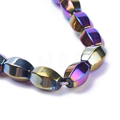 Electroplate Synthetic Magnetic Hematite Beads Strands G-F624-12-1
