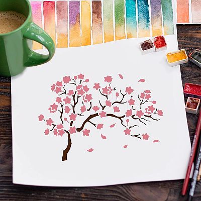 Large Plastic Reusable Drawing Painting Stencils Templates DIY-WH0202-432-1