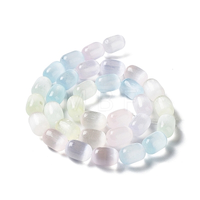 Natural Selenite Beads Strands X-G-F750-M01-1