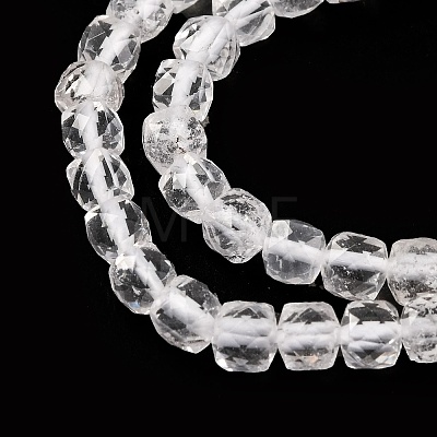 Natural Quartz Crystal Beads Strands G-F770-A02-01-1