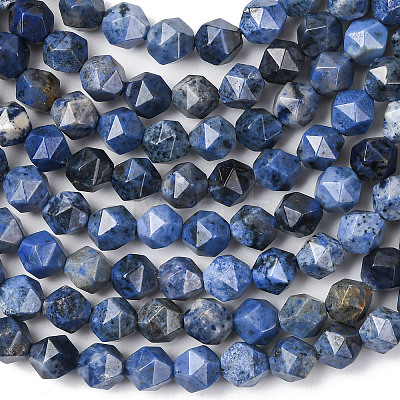 Natural Dumortierite Quartz Beads Strands G-F523-17-6mm-1