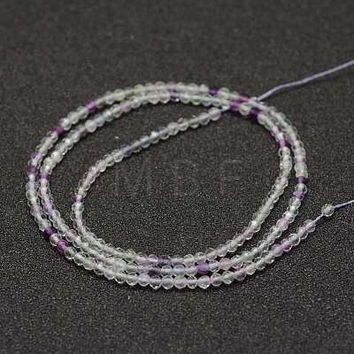 Natural Fluorite Beads Strands G-K182-2mm-11-1