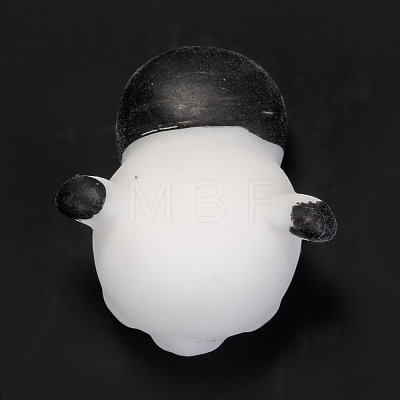 Panda Shape Stress Toy AJEW-H125-30-1