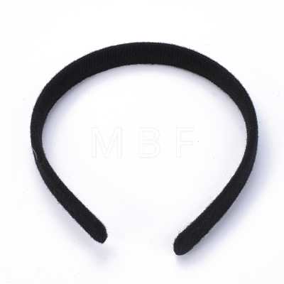 Hair Accessories Plain Plastic Hair Band Findings OHAR-S195-05B-1