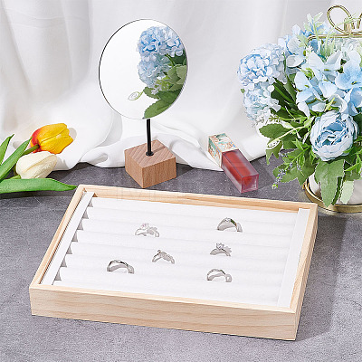Wood Ring Display Boards RDIS-WH0009-008A-1