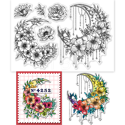 Custom Summer Theme PVC Plastic Clear Stamps DIY-WH0631-0228-1