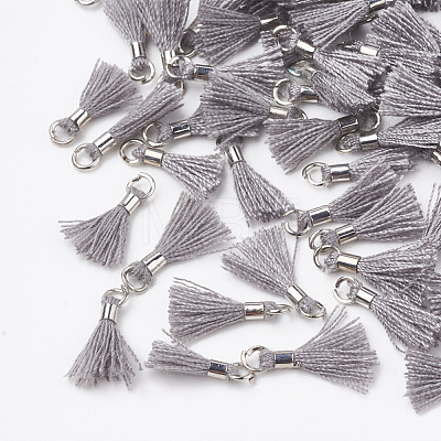 Polycotton(Polyester Cotton) Tassel Pendant Decorations FIND-S275-02P-1