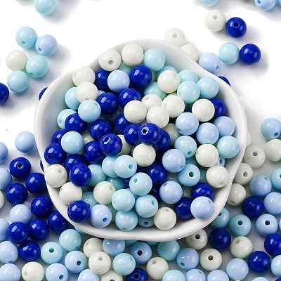 Opaque Acrylic Beads SACR-Q004-02K-1