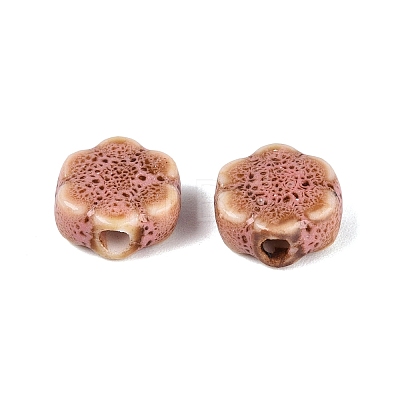 Vintage Handmade Porcelain Beads PORC-N013-25-26-1