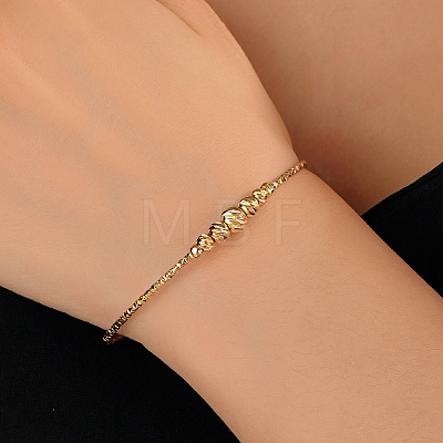 Fashionable Brass Adjustable Gold and Silver Bangles for Women HU0504-1