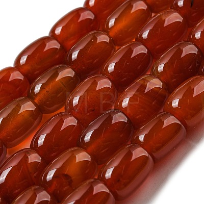 Natural Banded Agate/Striped Agate Beads Strands G-A223-D12-01B-1