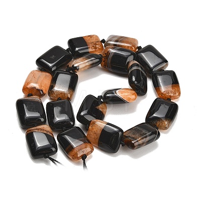 Natural Agate Beads Strands GG-L001-M01-01E-1