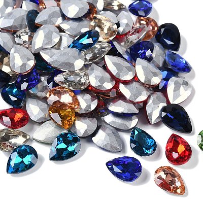 Glass Pointed Back Rhinestone RGLA-Q001-M-1