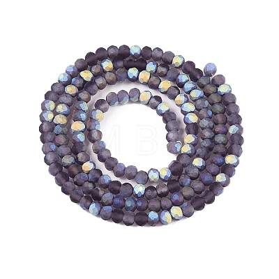 Transparent Glass Beads Strands EGLA-A044-T2mm-MB15-1