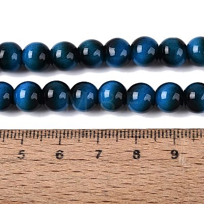 Imitation Tiger Eye Glass Beads Strands GLAA-Q106-03A-B11-1