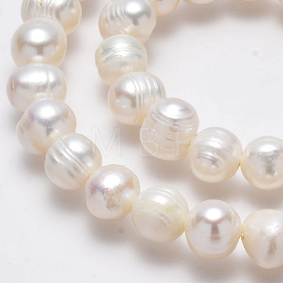 Natural Cultured Freshwater Pearl Beads Strands PEAR-L001-A-08-1