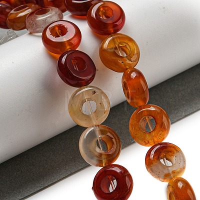 Natural Red Agate Beads Strands G-P536-A06-01-1