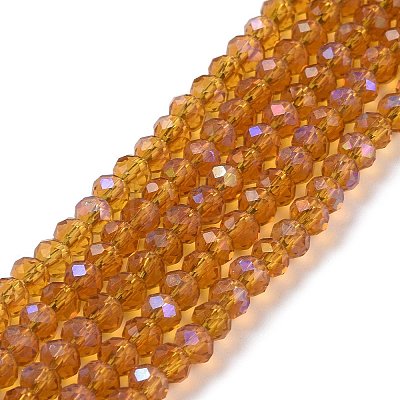 Electroplate Glass Beads Strands X1-EGLA-A034-T4mm-L01-1