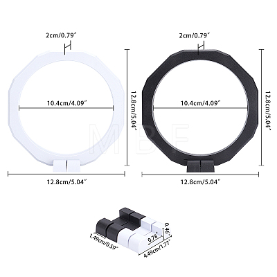 Polyethylene(PE) 3D Floating Frame Display Holder ODIS-BC0001-05-1