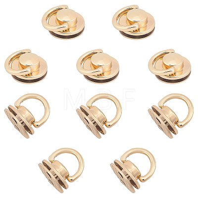 WADORN Alloy D Shape Rings Purse Clasps FIND-WR0004-29-1