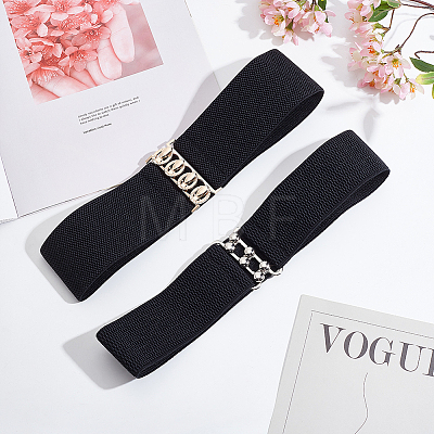 WADORN 2Pcs 2 Styles Polyester Elastic Corset Belts AJEW-WR0002-19A-1