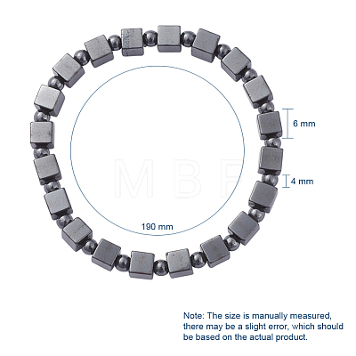 Unisex Stretch Bracelets X-BJEW-JB04845-03-1