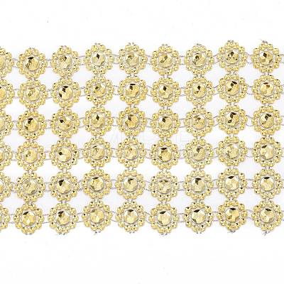 6 Rows Plastic Diamond Mesh Wrap Roll DIY-L049-04A-1