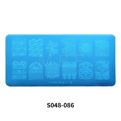 Stainless Steel Nail Art Templates Stamping Plate Set MRMJ-S048-086-1