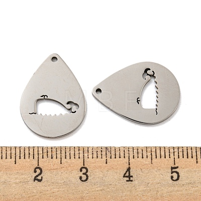 316L Surgical Stainless Steel Pendants STAS-K280-07P-1