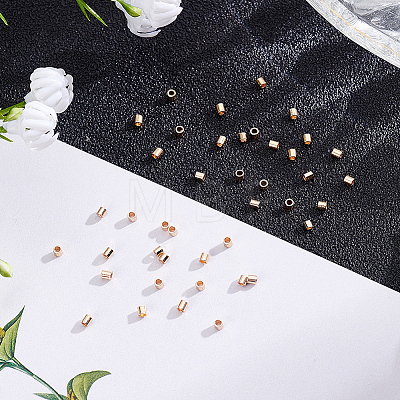 3Bags Brass Crimp Beads KK-BBC0026-10A-1