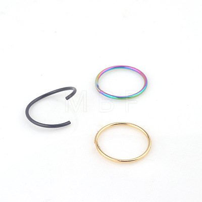 316L Stainless Steel Hoop Nose Rings WG46E6D-06-1