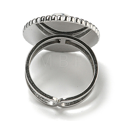 304 Stainless Steel Open Cuff Rings RJEW-C079-16P-01-1