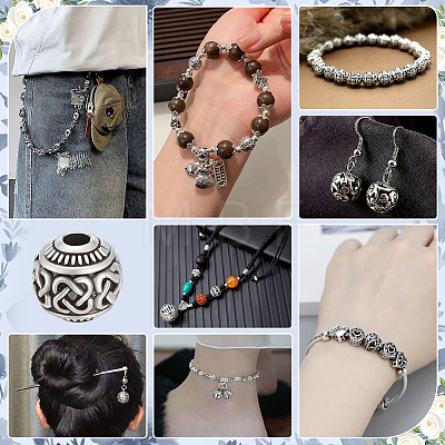 Tibetan Style Alloy Beads FIND-PH0060-12D-1