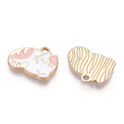 Alloy Enamel Pendants ENAM-T009-45D-RS-1