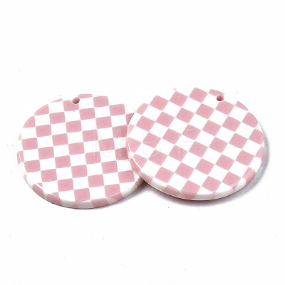 Opaque Cellulose Acetate(Resin) Pendants KY-Q057-002B-A04-1