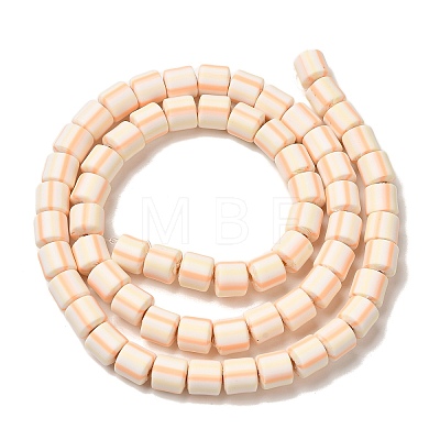 Polymer Clay Beads Strands CLAY-H006-01F-1