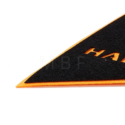 16Pcs 2 Color Flag Felt Ornaments LS-DIY-B054-02D-1