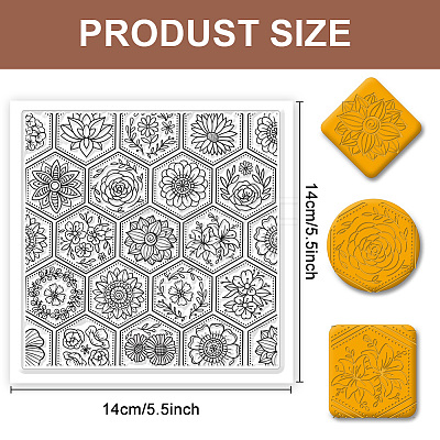 Silicone Clay Texture Mat AJEW-WH0447-003-1