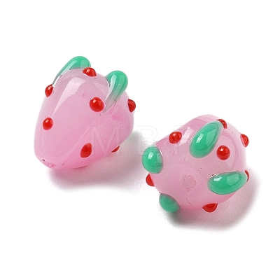 Transparent Glass Bumpy Beads LAMP-V001-03-1