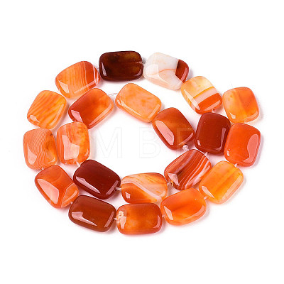 Natural Agate Beads Strands G-N356-03A-17-1