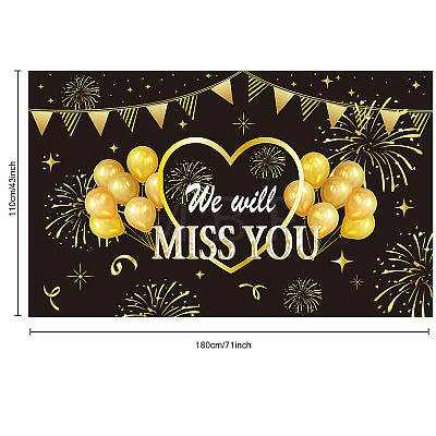 Polyester Hanging Banner Sign AJEW-WH0190-022-1