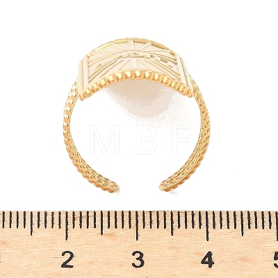 304 Stainless Steel Cuff Rings LS-RJEW-S626-10G-B-1