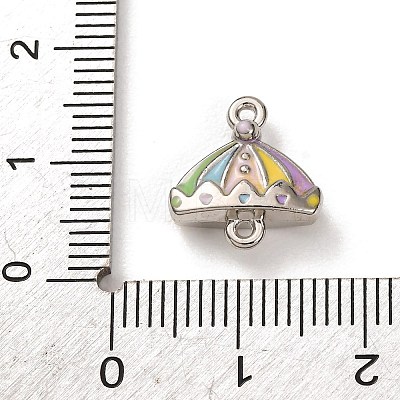 Alloy Enamel Connector Charms FIND-G116-01P-1