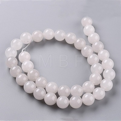 Natural White Jade Beads X-G-G766-C-28-1