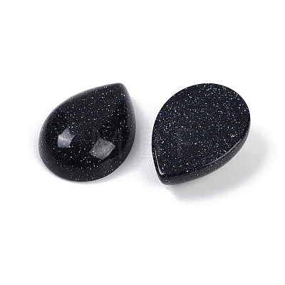 Synthetic Blue Goldstone Cabochons G-H094-01A-10-1