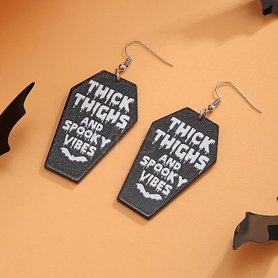 Halloween Cartoon Acrylic Dangle Earrings for Women QK1762-5-1