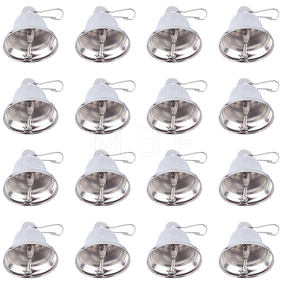 20Pcs Iron Bell Pendant Decoration AJEW-SC0031-29B-1