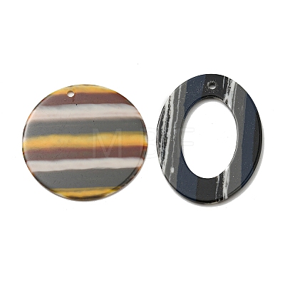 Resin Pendants RESI-X0001-45-1