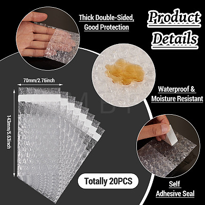 PE Film Bubble Bags ABAG-TAC0035-08B-1